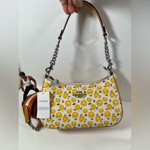 Coach Teri Shoulder Bag With Floral Print NWT